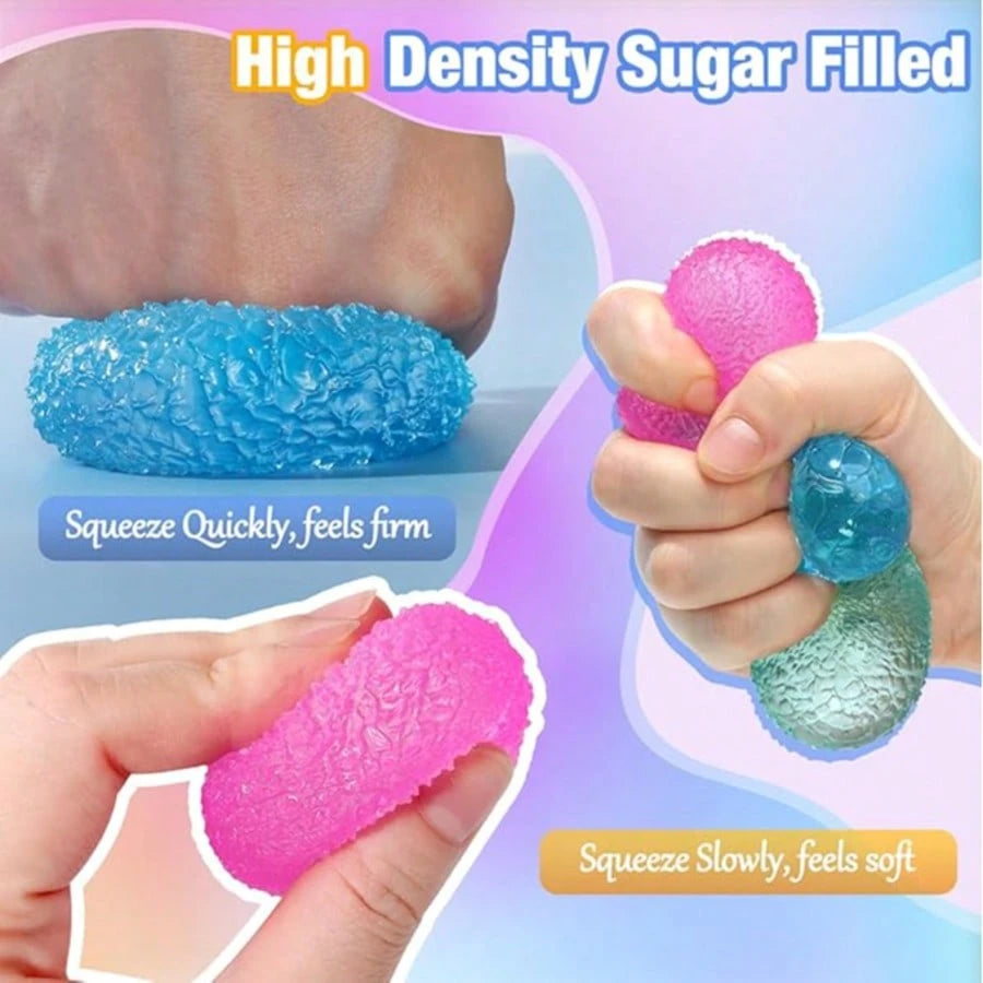 Soft Stress Relief Balls – Quiet Sensory Squeeze Toys for Kids & Adults (1/2/3/6/12/15PCS)