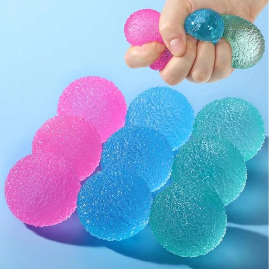 Soft Stress Relief Balls – Quiet Sensory Squeeze Toys for Kids & Adults (1/2/3/6/12/15PCS)