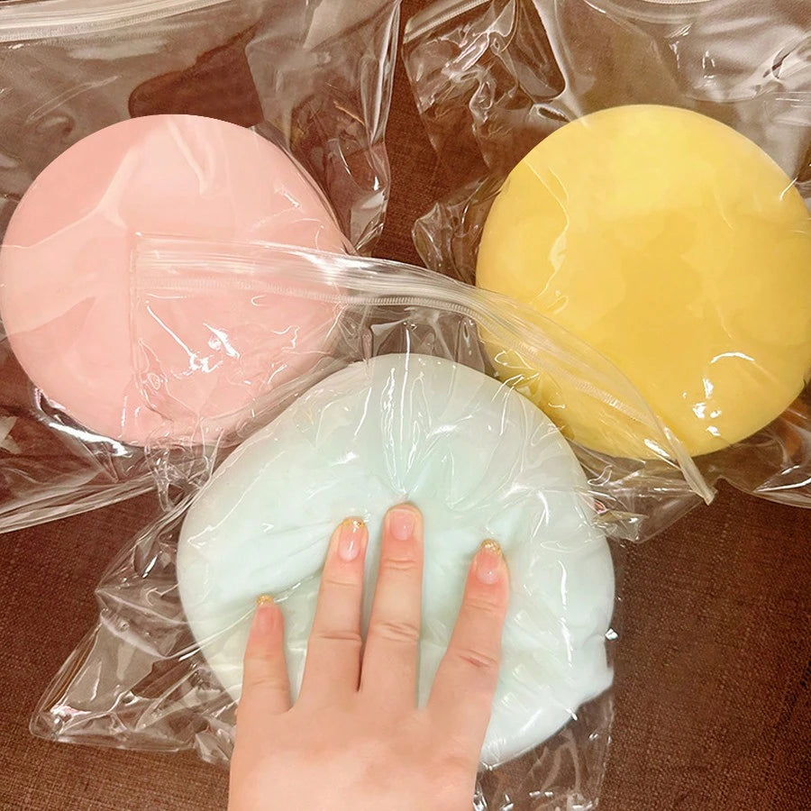 1/6PCS Large Slow Rebound Stress Ball Squeeze Toy – Soft PVC Sensory Pom Pom Fidget Toy for Anxiety Relief, Party Favors & Gift Box Fillers