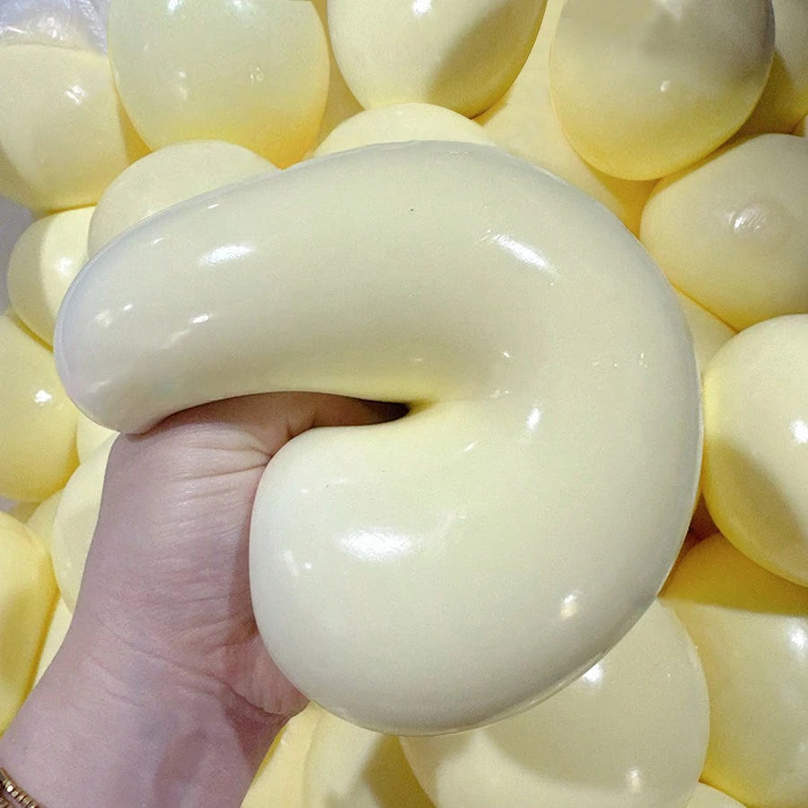 1/6PCS Large Slow Rebound Stress Ball Squeeze Toy – Soft PVC Sensory Pom Pom Fidget Toy for Anxiety Relief, Party Favors & Gift Box Fillers