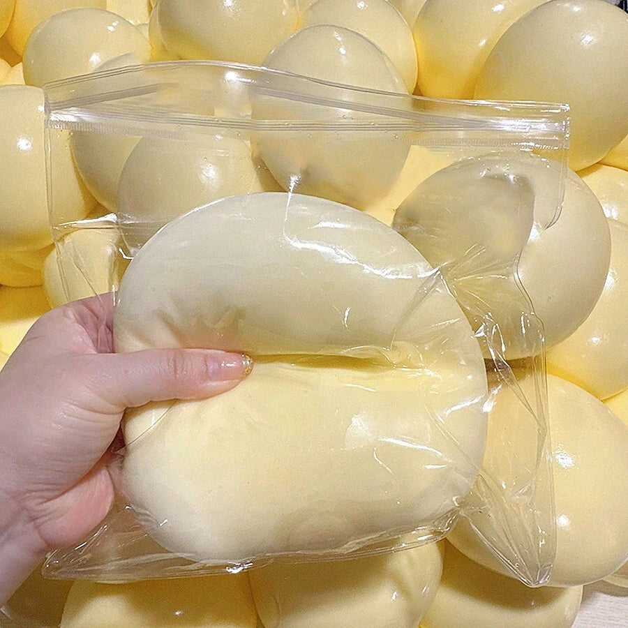 1/6PCS Large Slow Rebound Stress Ball Squeeze Toy – Soft PVC Sensory Pom Pom Fidget Toy for Anxiety Relief, Party Favors & Gift Box Fillers