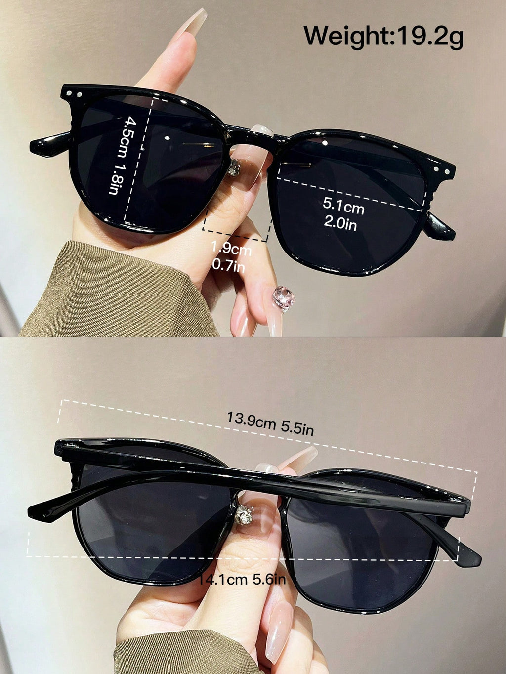 Rice Spike Decor Oversized Round Fashion Glasses for Women – Boho Leopard Print Beach Travel Shades