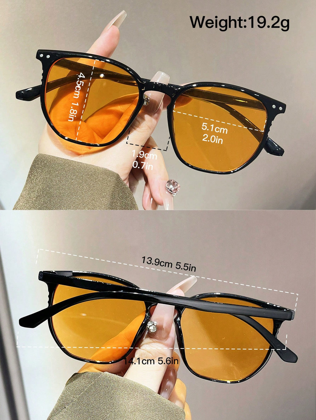 Rice Spike Decor Oversized Round Fashion Glasses for Women – Boho Leopard Print Beach Travel Shades