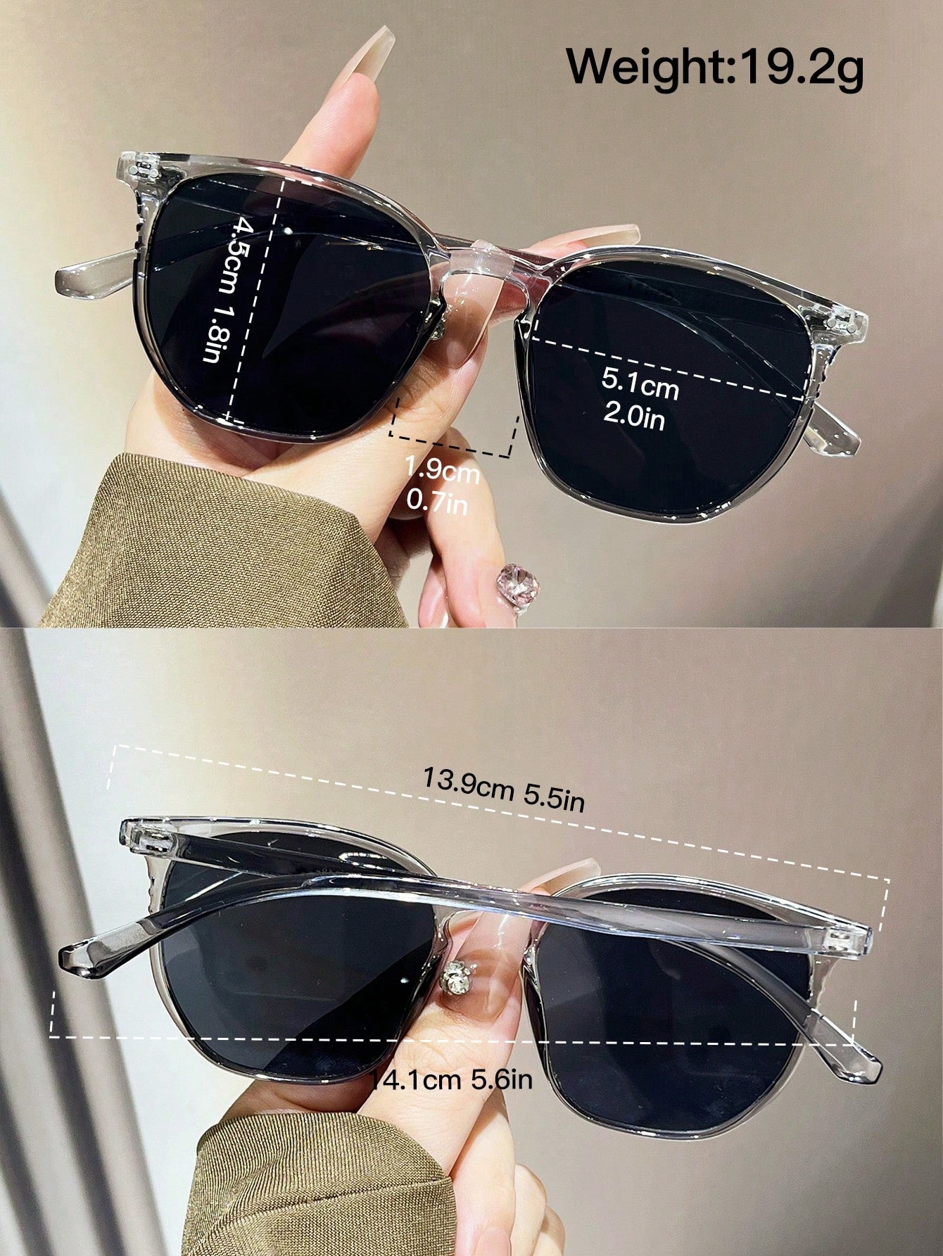 Rice Spike Decor Oversized Round Fashion Glasses for Women – Boho Leopard Print Beach Travel Shades
