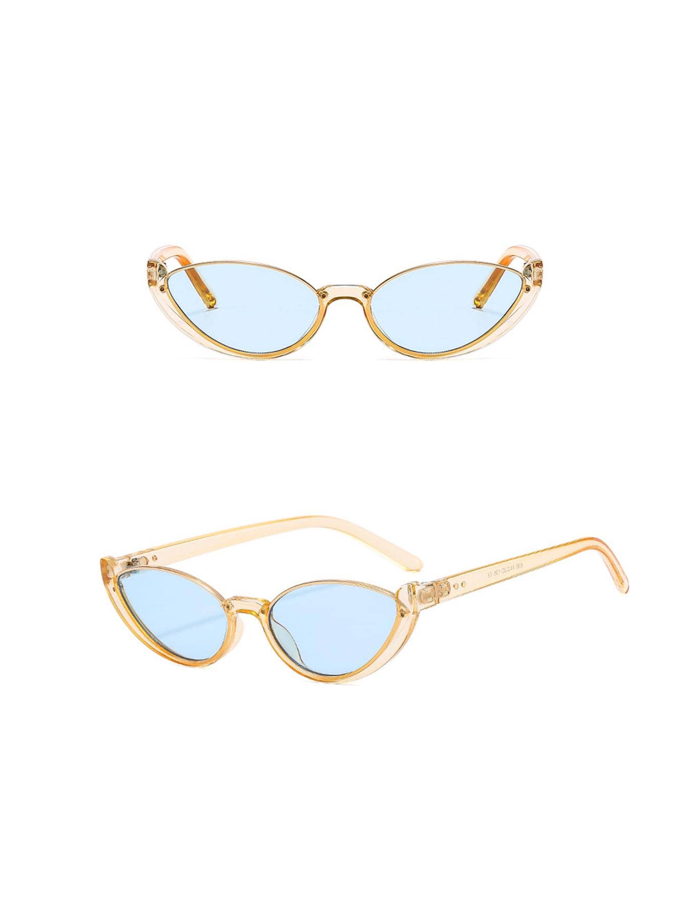 Women's Cat Eye Fashion Glasses – Y2K Retro Street Style Sunglasses for Beach, Travel & Everyday Fashion