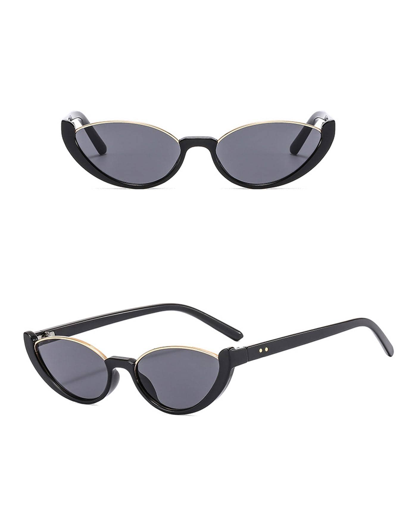 Women's Cat Eye Fashion Glasses – Y2K Retro Street Style Sunglasses for Beach, Travel & Everyday Fashion
