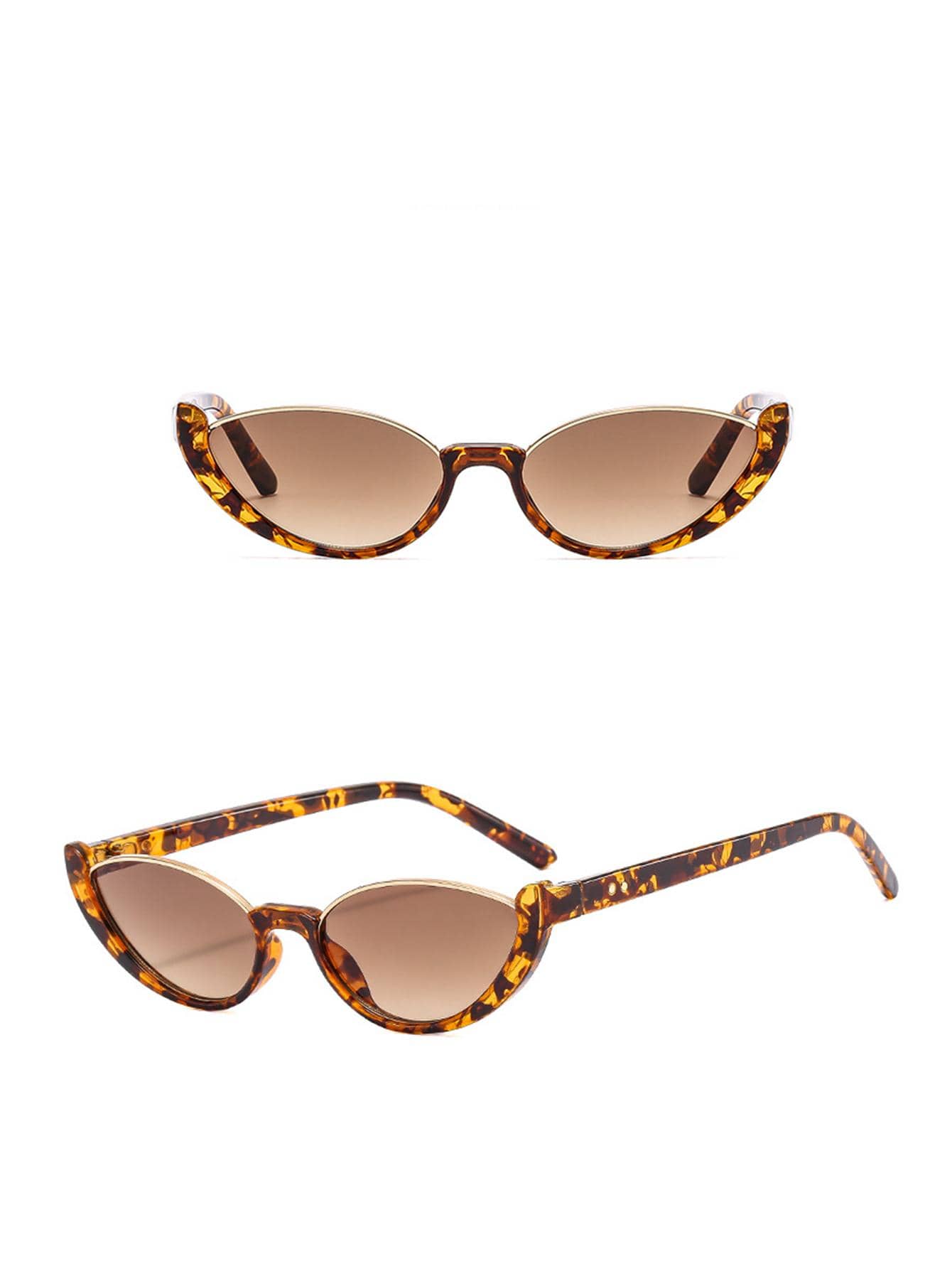 Women's Cat Eye Fashion Glasses – Y2K Retro Street Style Sunglasses for Beach, Travel & Everyday Fashion