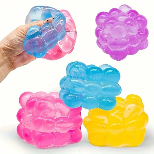 3D Maltose Cube Squeeze Ball Fidget Toy for Kids | Sensory Stress Relief Squishy Toy Gift