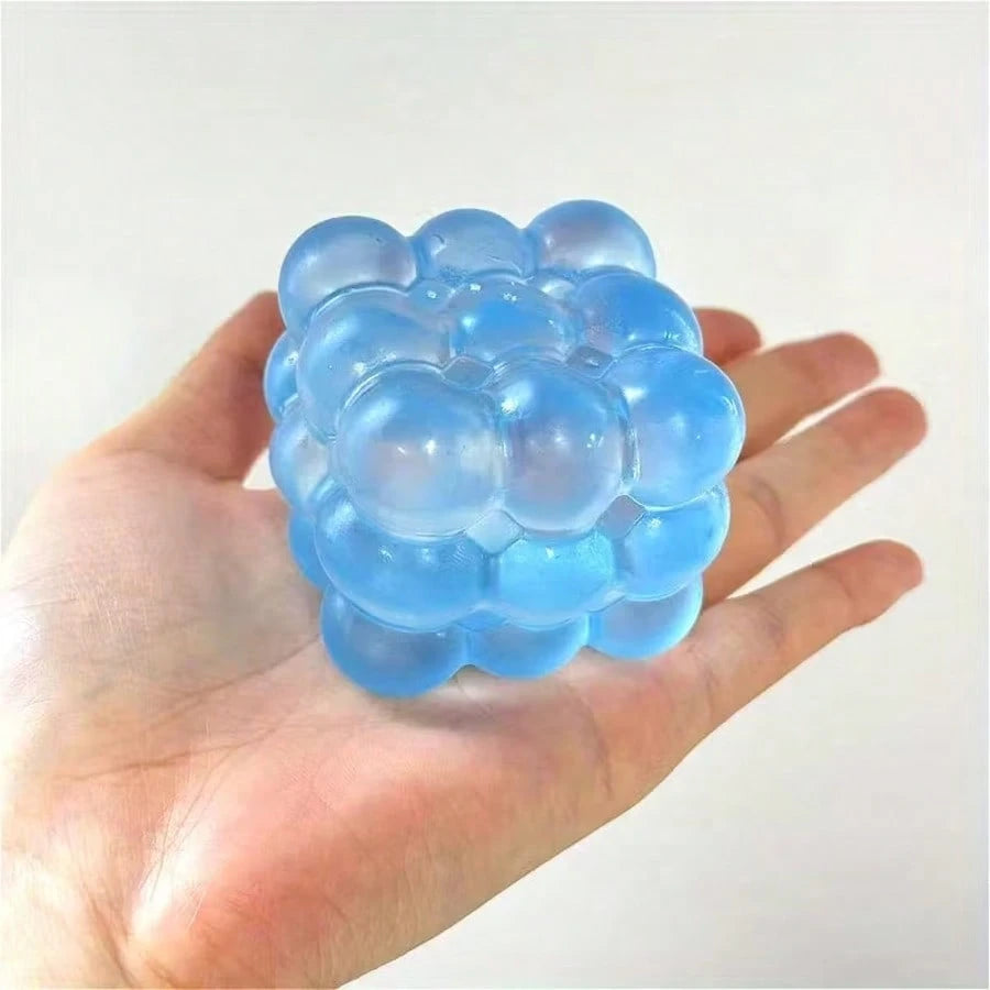 3D Maltose Cube Squeeze Ball Fidget Toy for Kids | Sensory Stress Relief Squishy Toy Gift