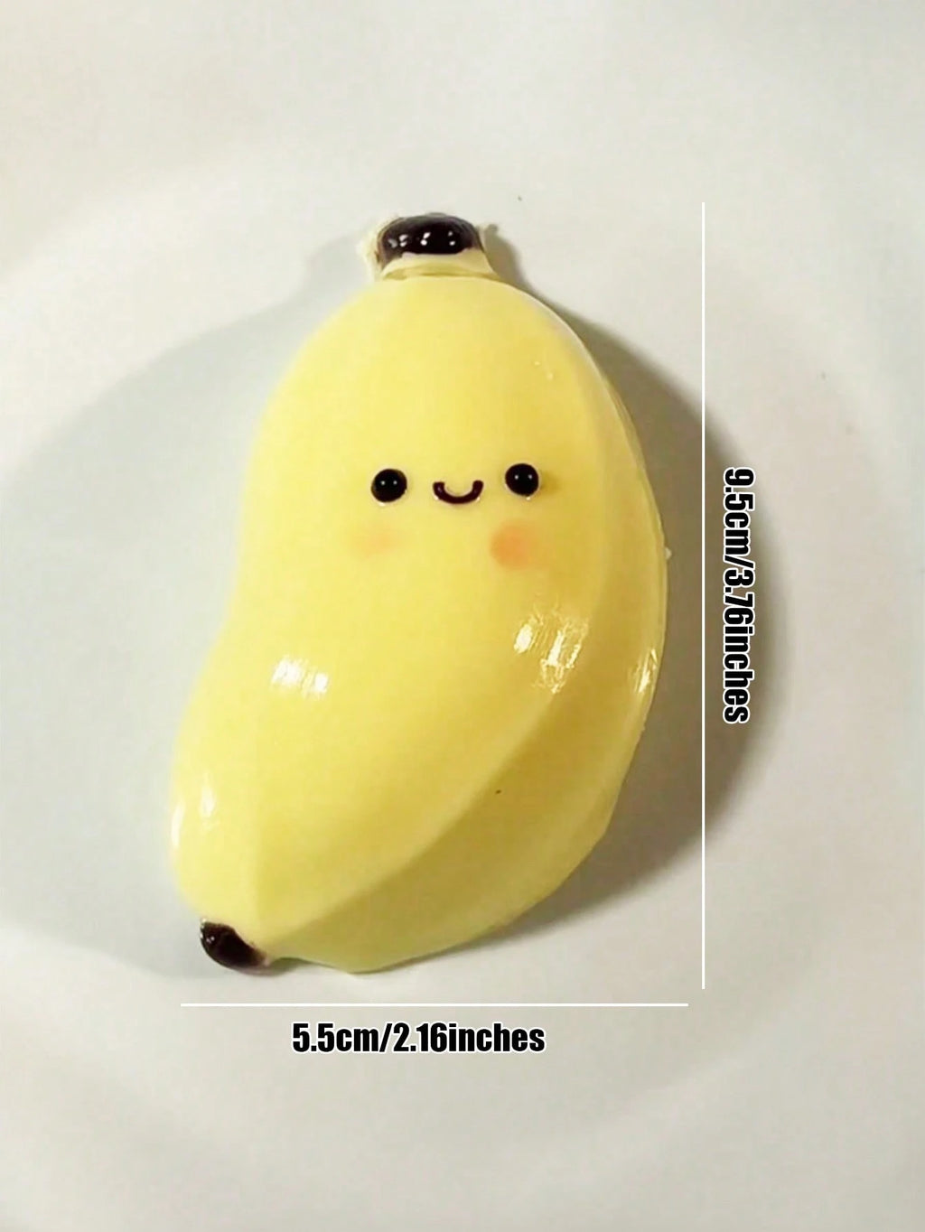 Smile Banana Squishy Toy – Kawaii Slow Rising Stress Relief Fidget Toy