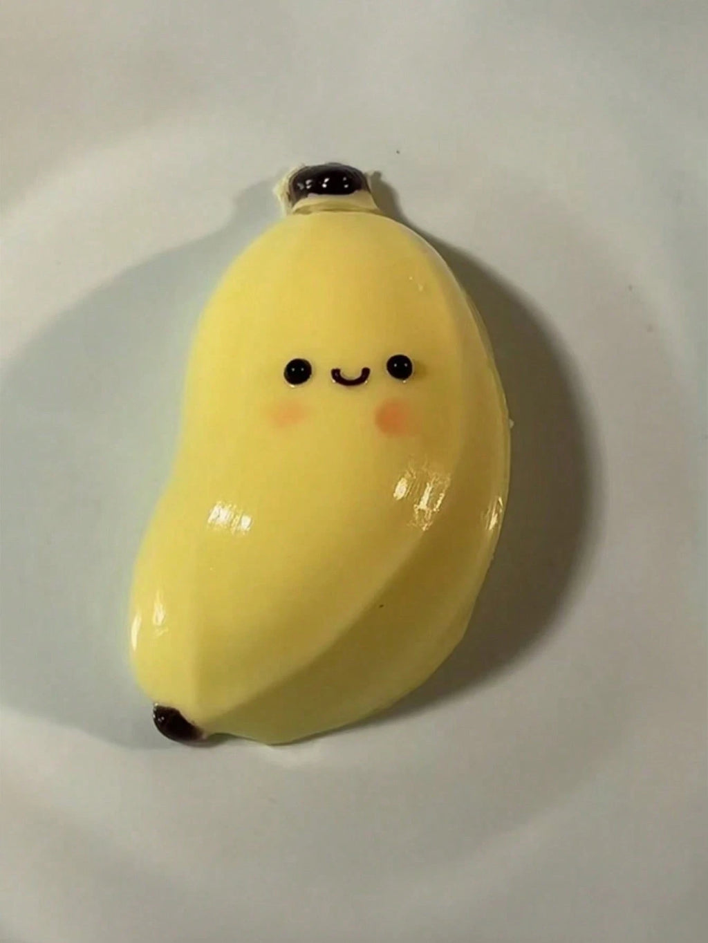 Smile Banana Squishy Toy – Kawaii Slow Rising Stress Relief Fidget Toy