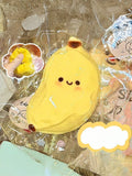 Smile Banana Squishy Toy – Kawaii Slow Rising Stress Relief Fidget Toy