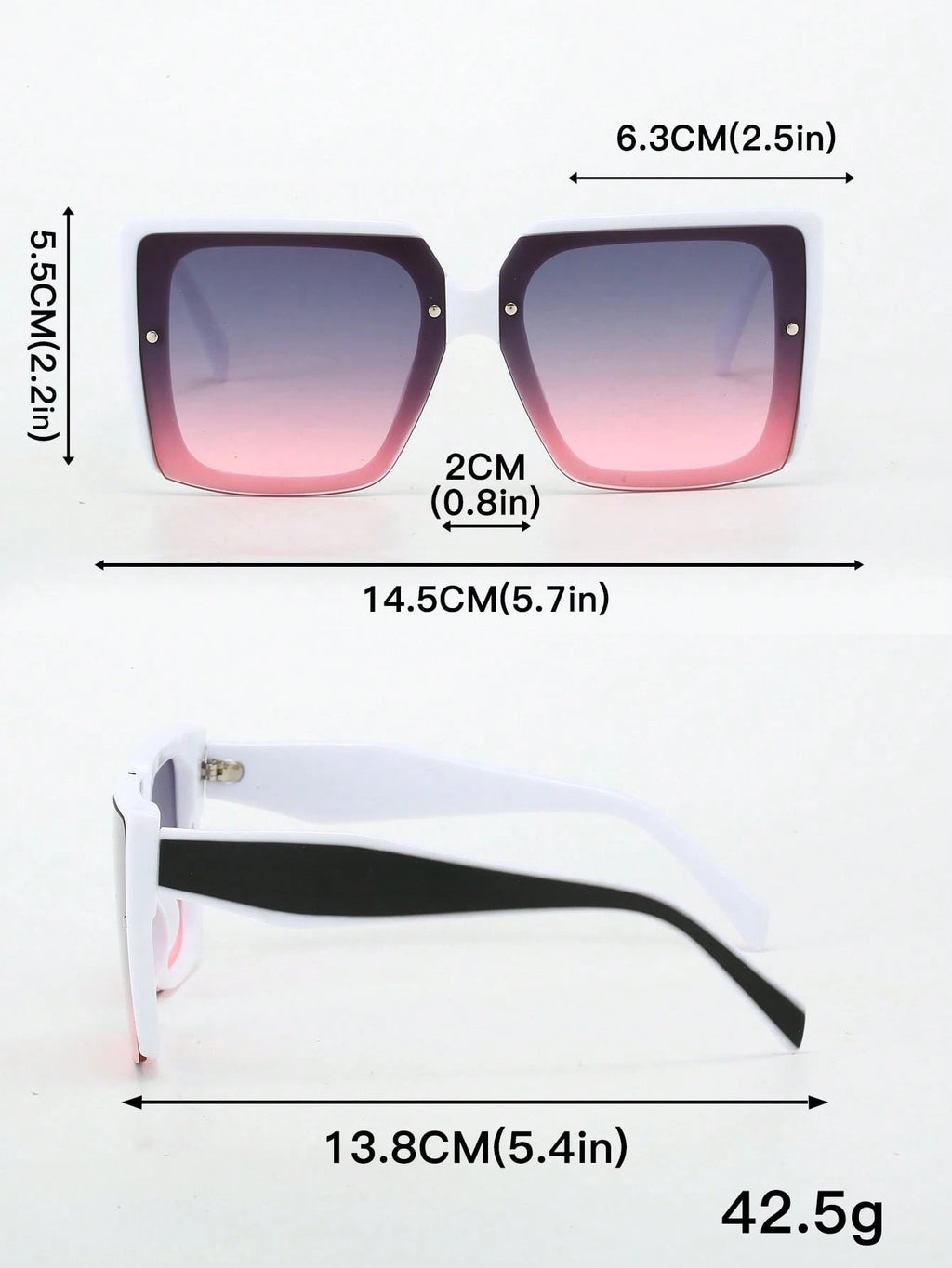 Vintage Square Frame Women's Fashion Glasses – Elegant Retro Eyewear for Vacation, Beach Travel & Everyday Outfits