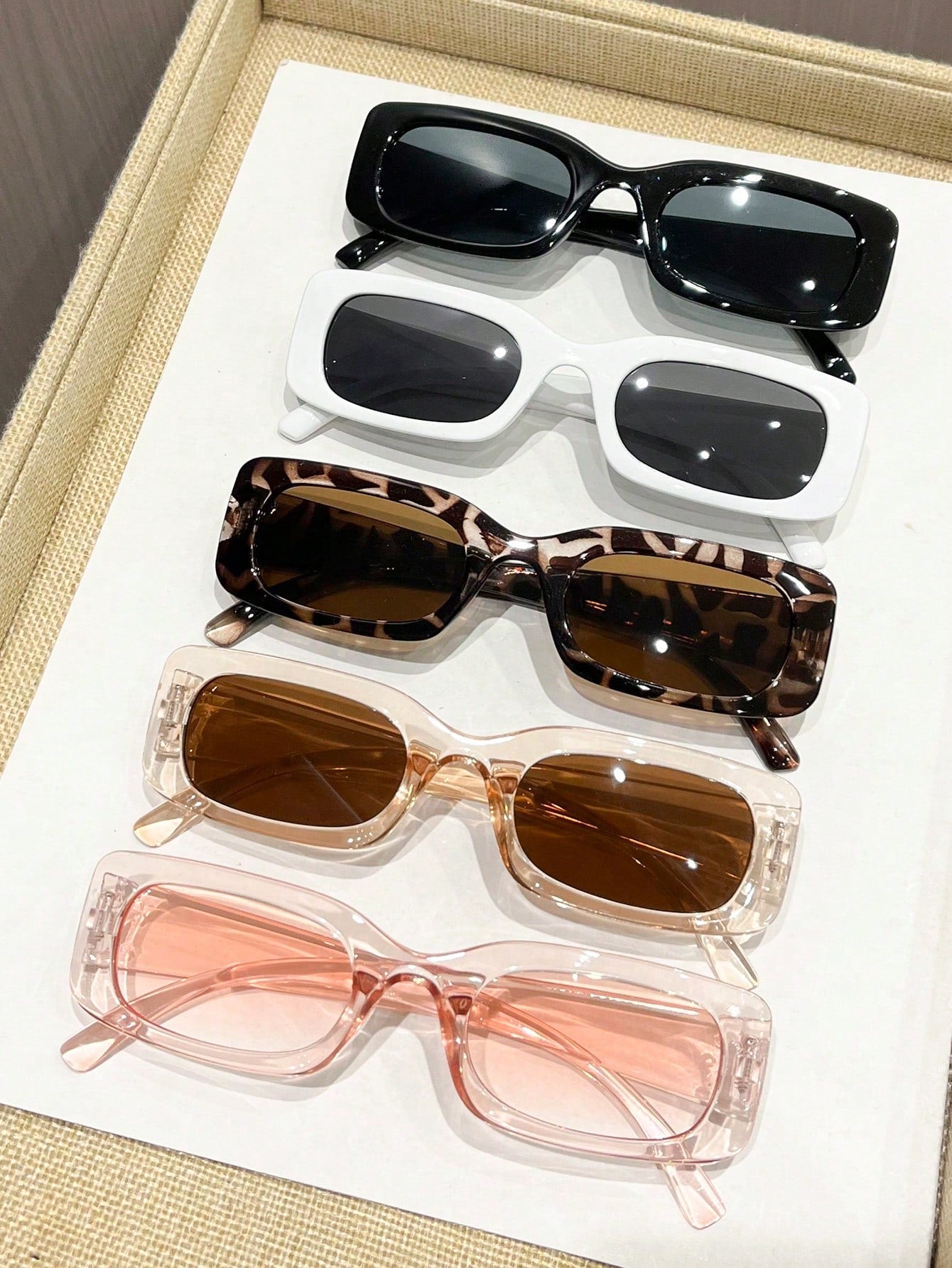 6PCS Retro INS Style Best Friend Glasses Set – Vintage Fashion Eyewear for Daily Wear, Dates & Street Style