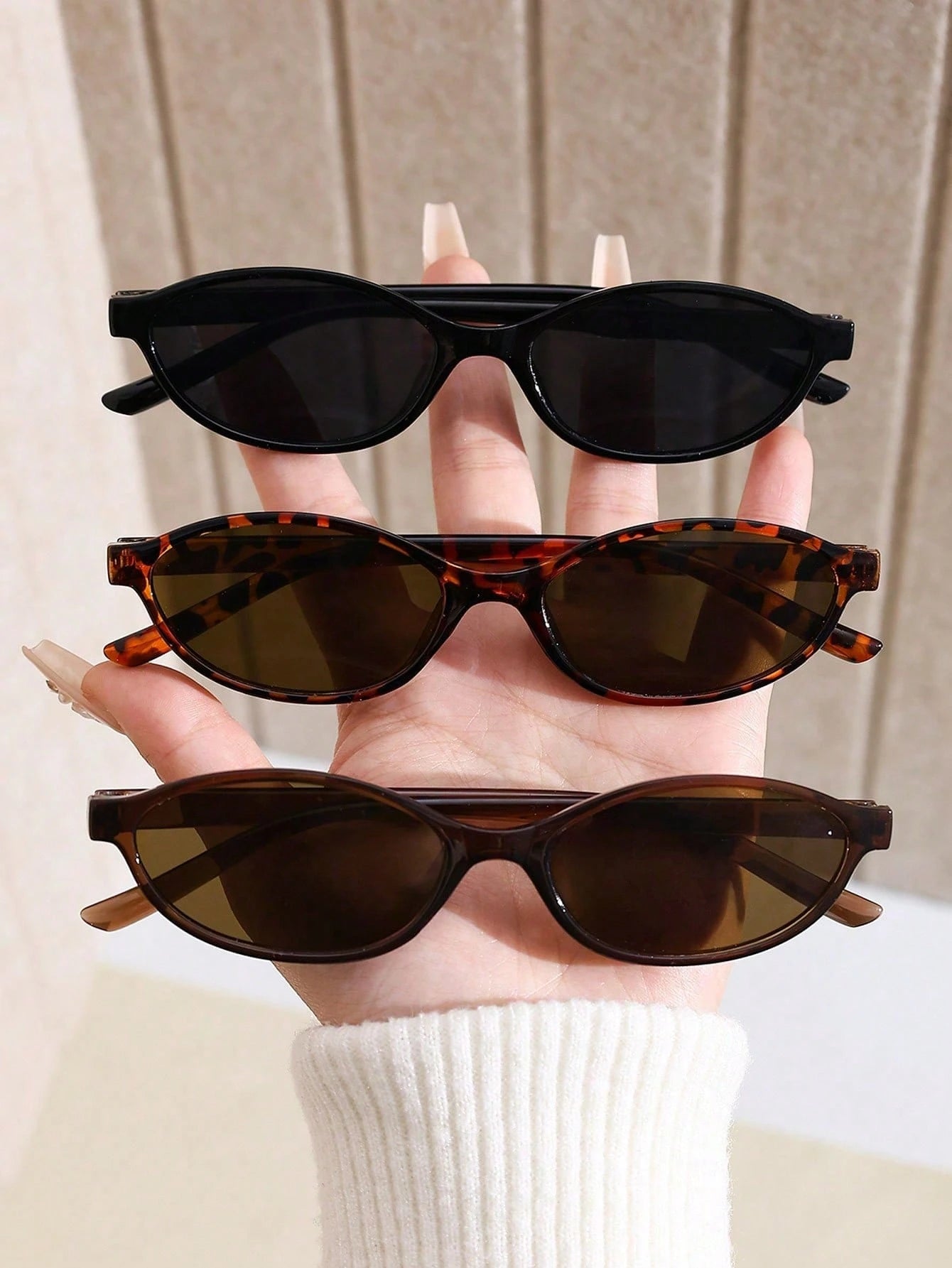 6PCS Retro INS Style Best Friend Glasses Set – Vintage Fashion Eyewear for Daily Wear, Dates & Street Style
