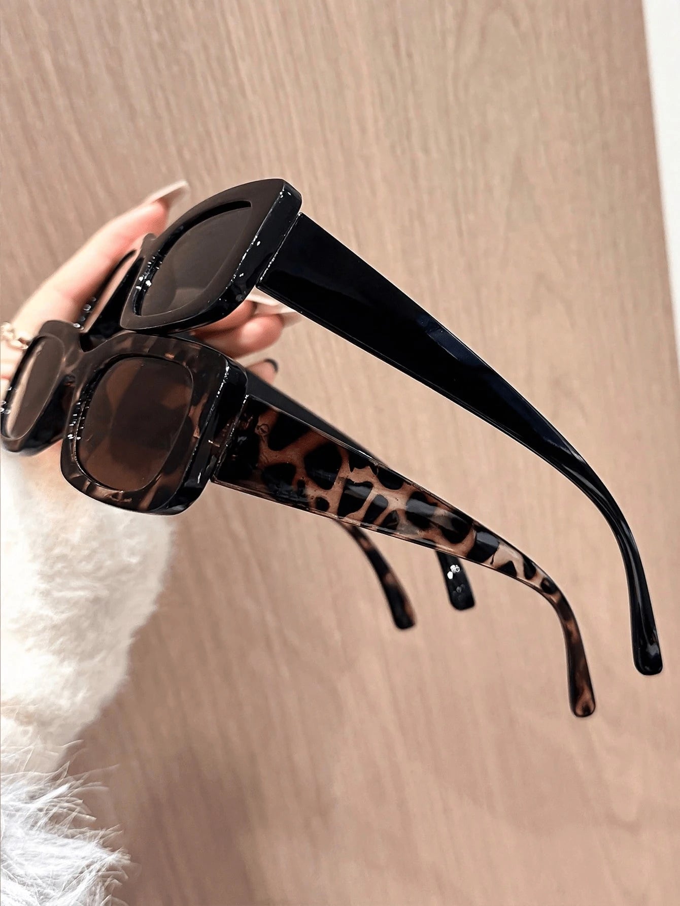 6PCS Retro INS Style Best Friend Glasses Set – Vintage Fashion Eyewear for Daily Wear, Dates & Street Style
