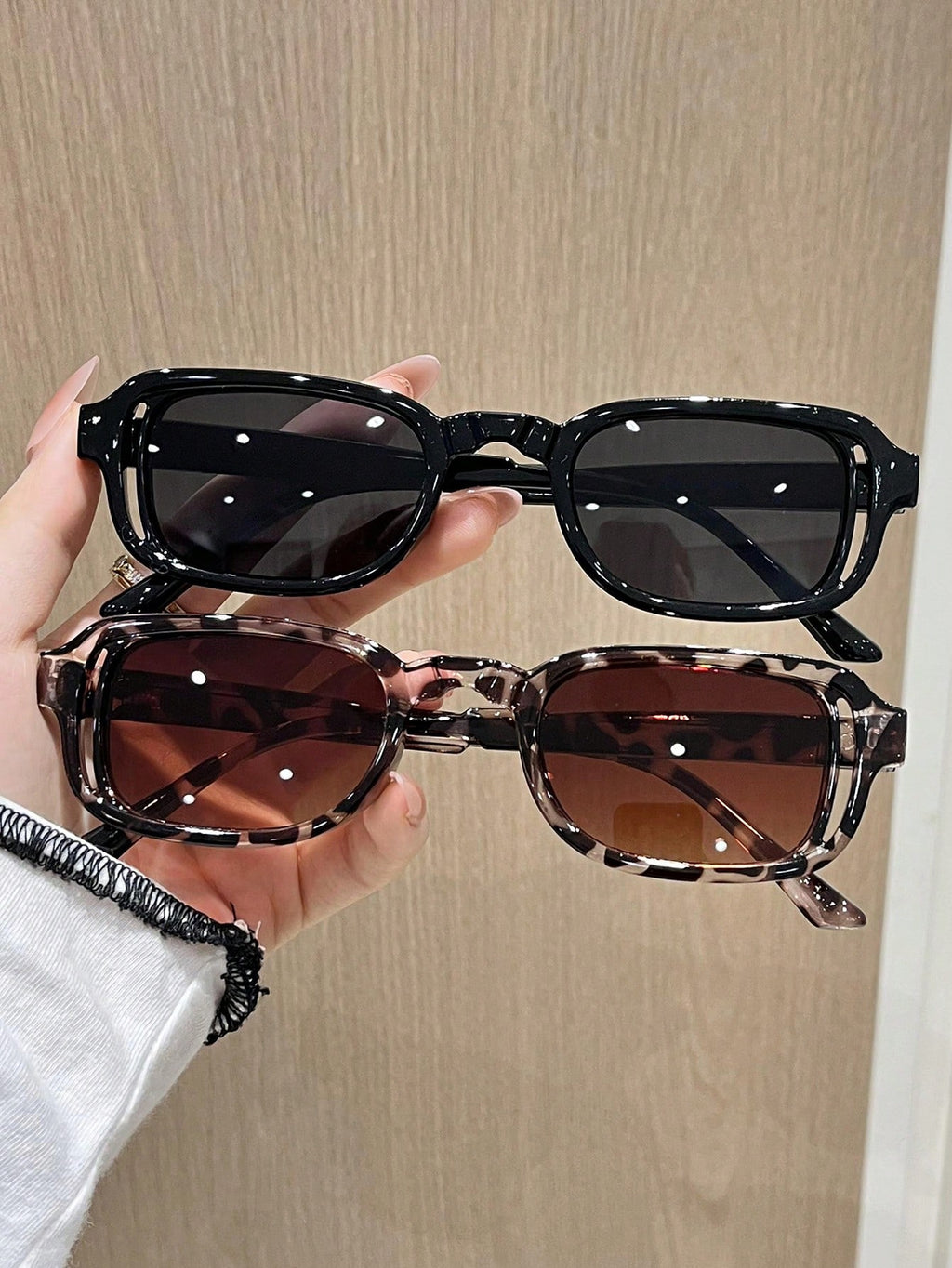 6PCS Retro INS Style Best Friend Glasses Set – Vintage Fashion Eyewear for Daily Wear, Dates & Street Style