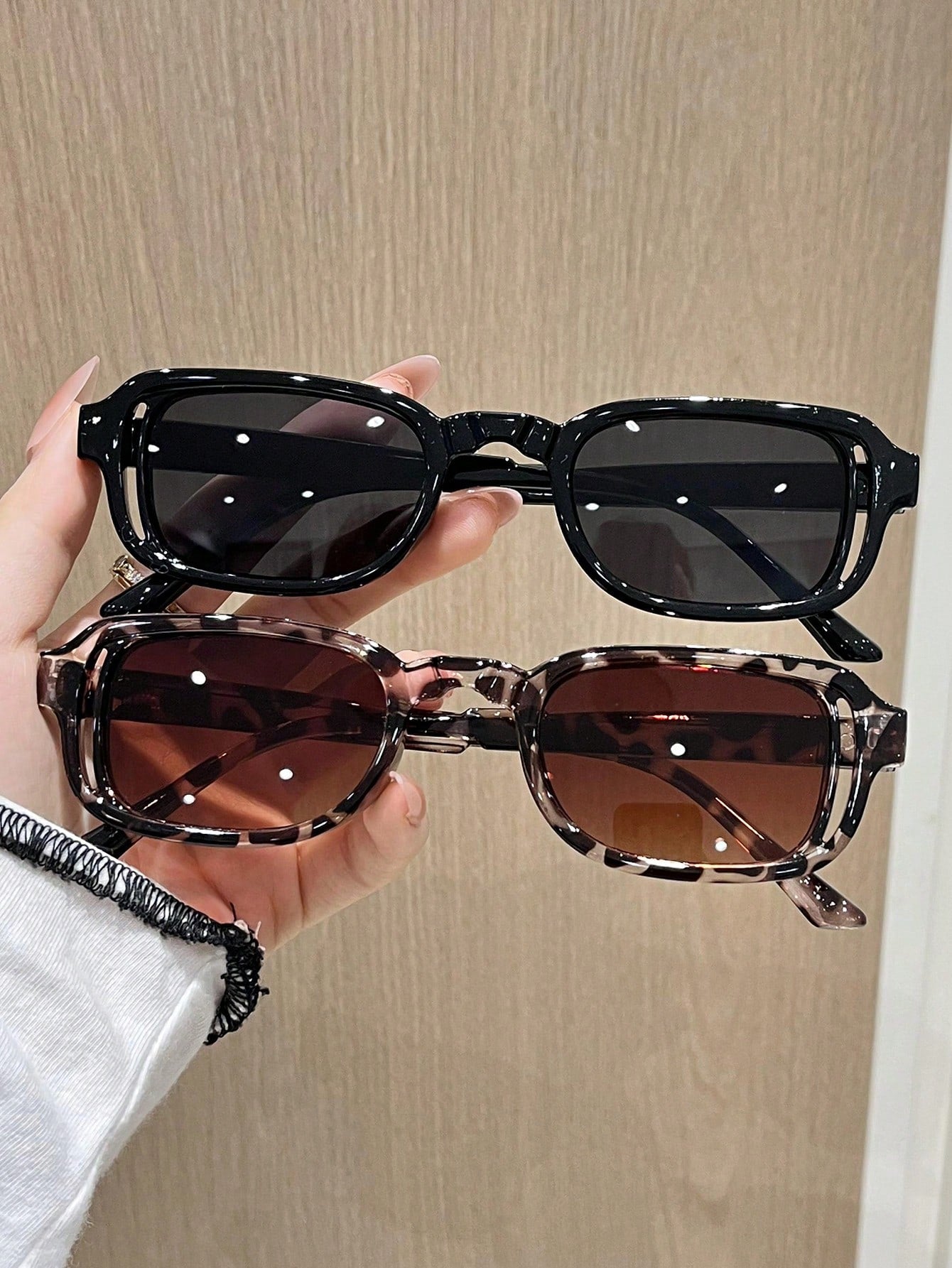 6PCS Retro INS Style Best Friend Glasses Set – Vintage Fashion Eyewear for Daily Wear, Dates & Street Style