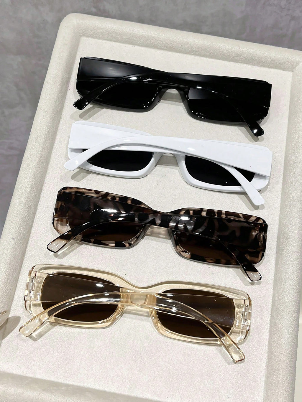 6PCS Retro INS Style Best Friend Glasses Set – Vintage Fashion Eyewear for Daily Wear, Dates & Street Style