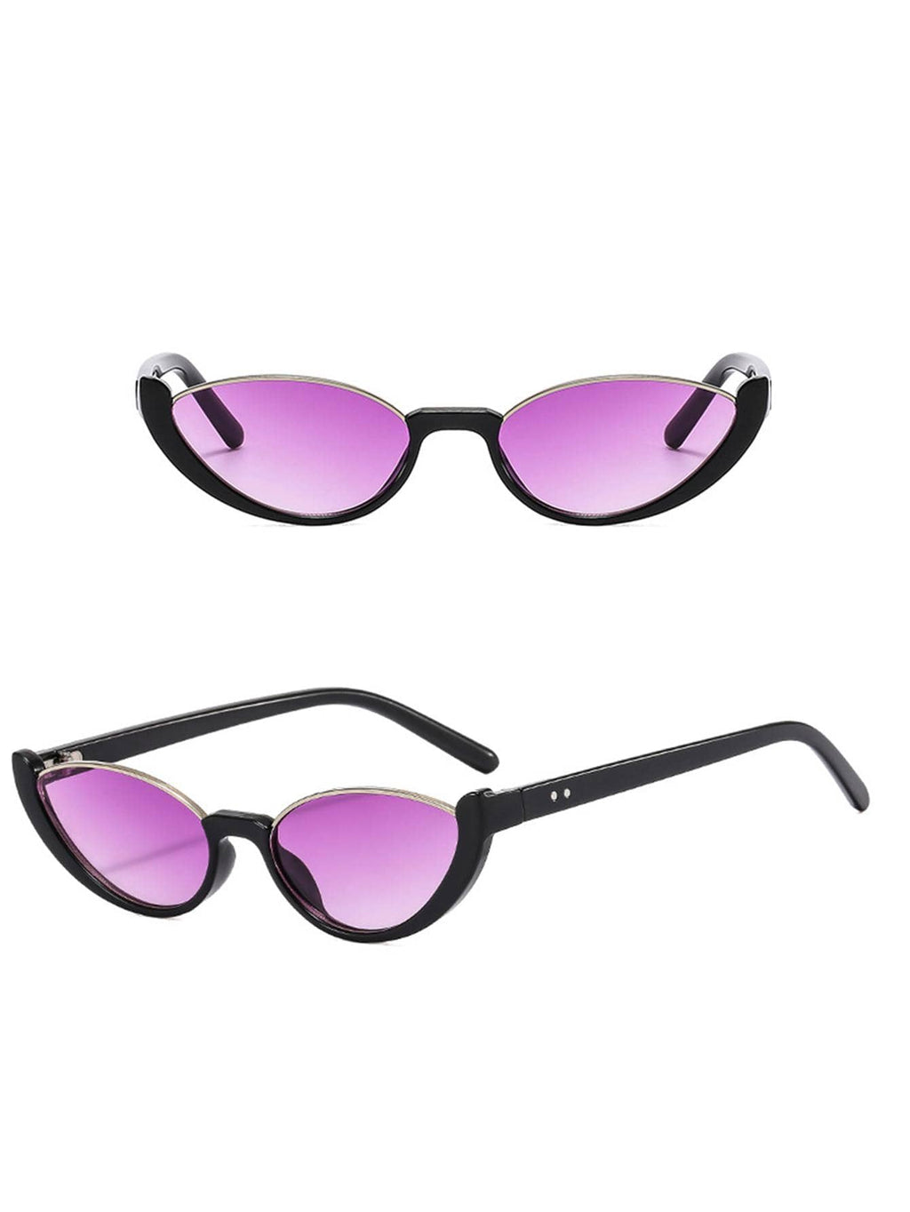 Women's Cat Eye Fashion Glasses – Y2K Retro Street Style Sunglasses for Beach, Travel & Everyday Fashion
