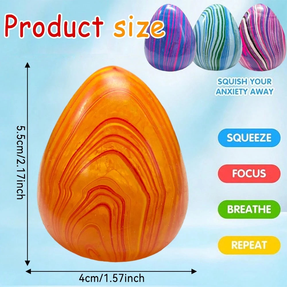 Squishy Stress Balls Fidget Toys for Kids & Adults – Sensory Squeeze Balls, Party Favors, Classroom Rewards & Easter Basket Stuffers
