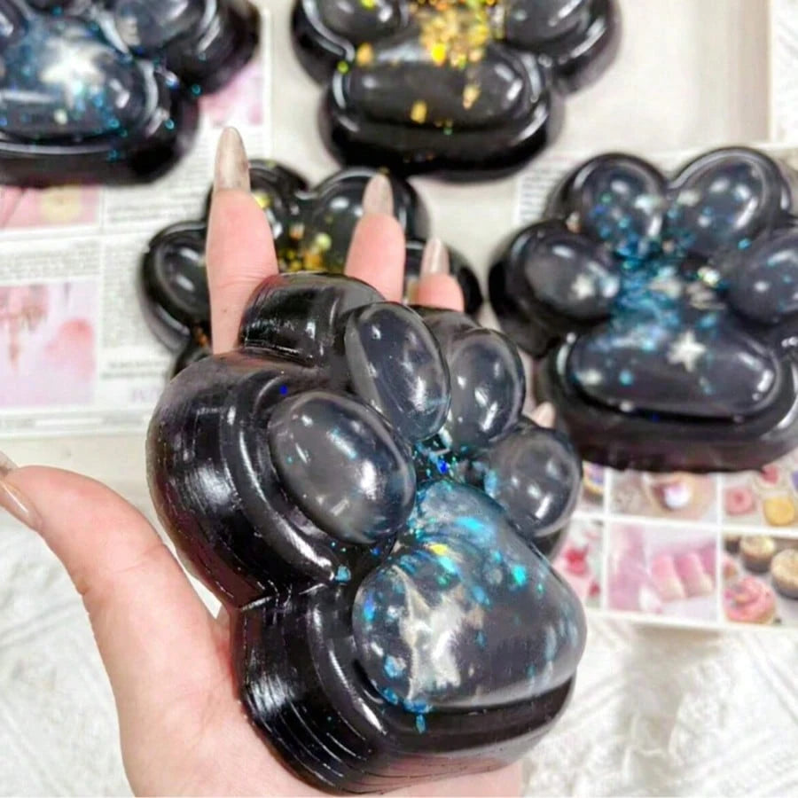 Giant Starry Cat Paw Squishy Toy – Soft Slow Rising Stress Relief Squeeze Toy for Kids & Adults, Cute Anti-Stress Gift
