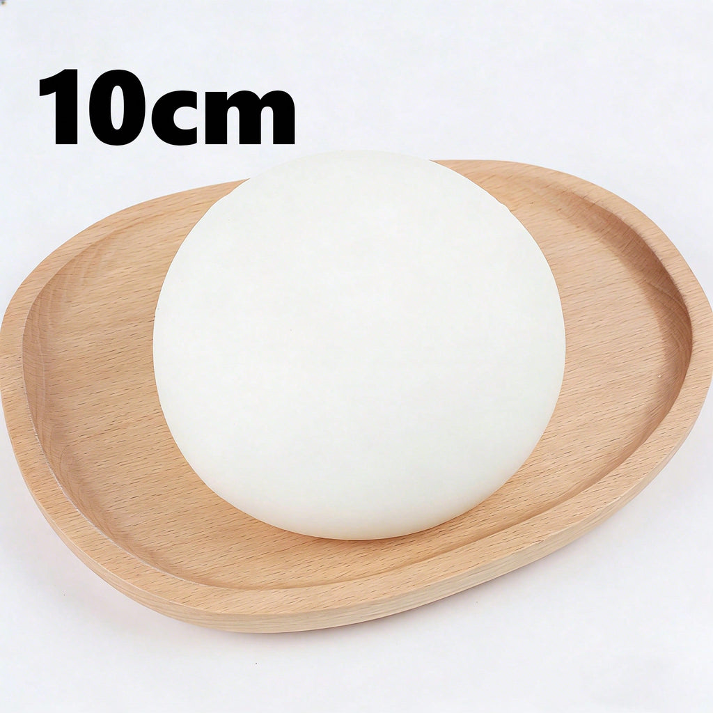 Japanese Style Steamed Bun Stress Ball – Soft Slow Rebound Moldable Bread Squeeze Toy, Cute TPR Sensory Fidget Toy for Adults & Teens