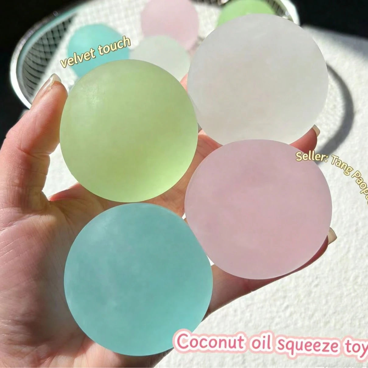 New Arrival Malt Candy Stress Relief Toy – Velvet Soft Slow Rebound Squeeze Ball, Moldable Anxiety Relief Sensory Fidget Toy for Kids & Adults
