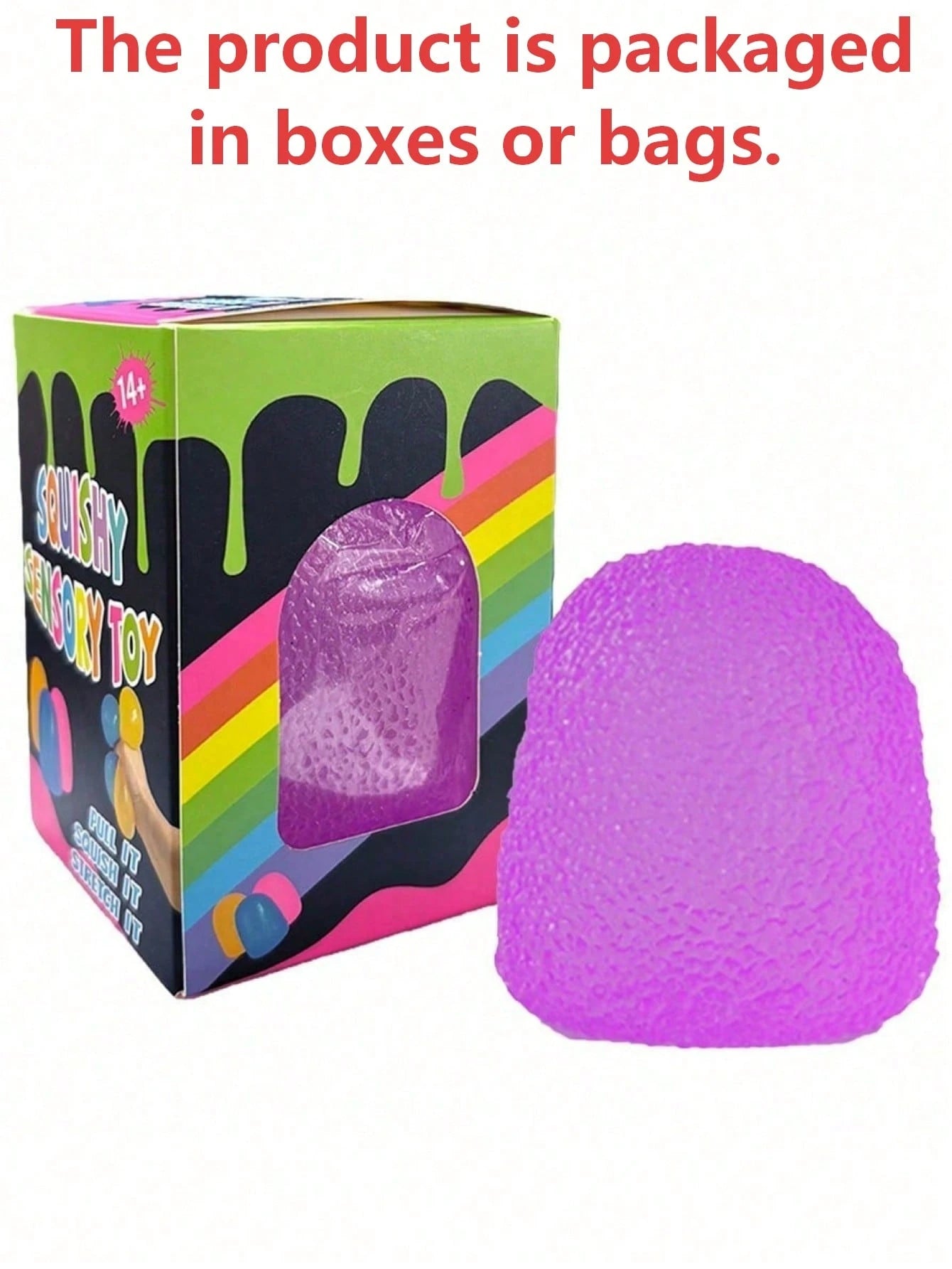 POKOJA LAND Random Color Squeeze Gummies Stress Relief Toy – Sensory Fidget Squeeze Toys for Anxiety Relief, Party Gifts & Classroom Rewards (1/2/4/8PCS)