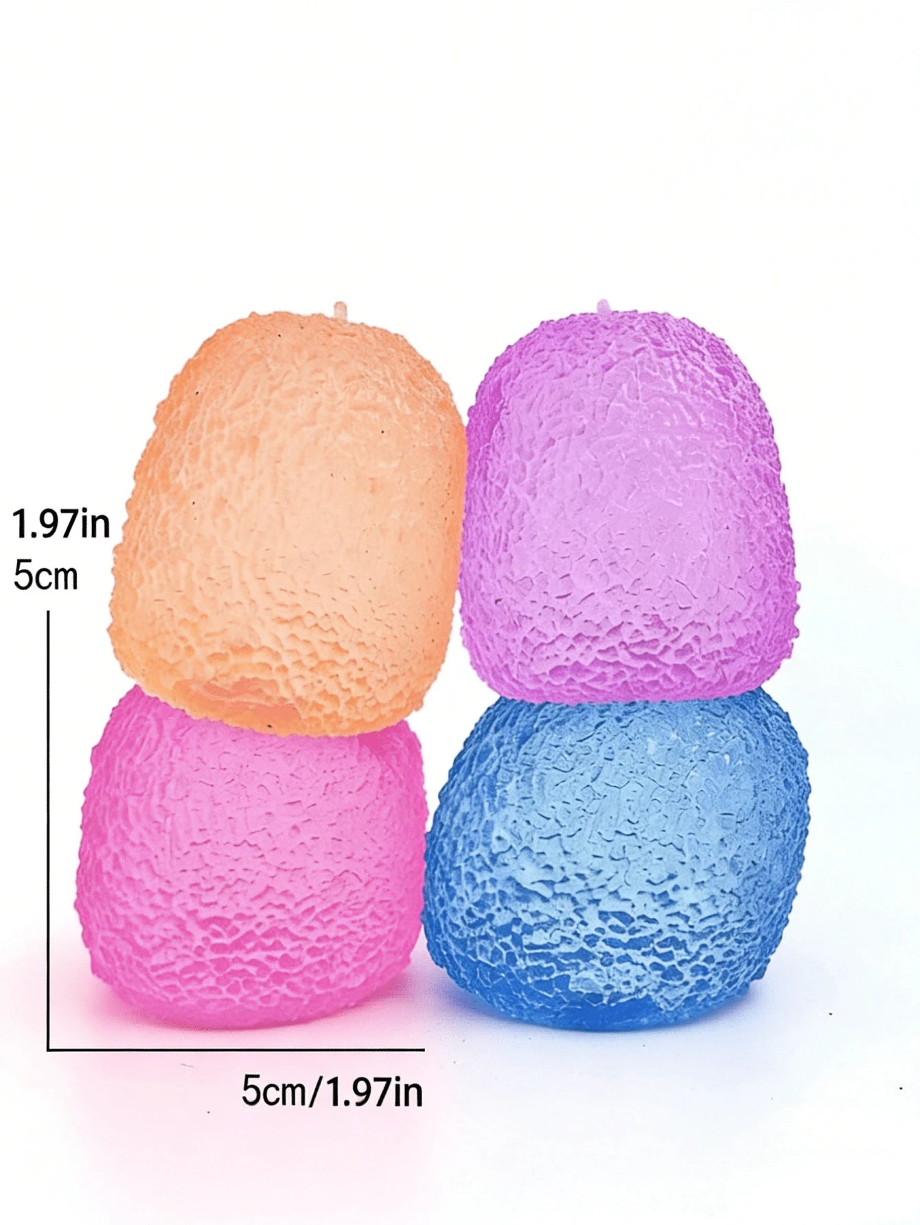 POKOJA LAND Random Color Squeeze Gummies Stress Relief Toy – Sensory Fidget Squeeze Toys for Anxiety Relief, Party Gifts & Classroom Rewards (1/2/4/8PCS)