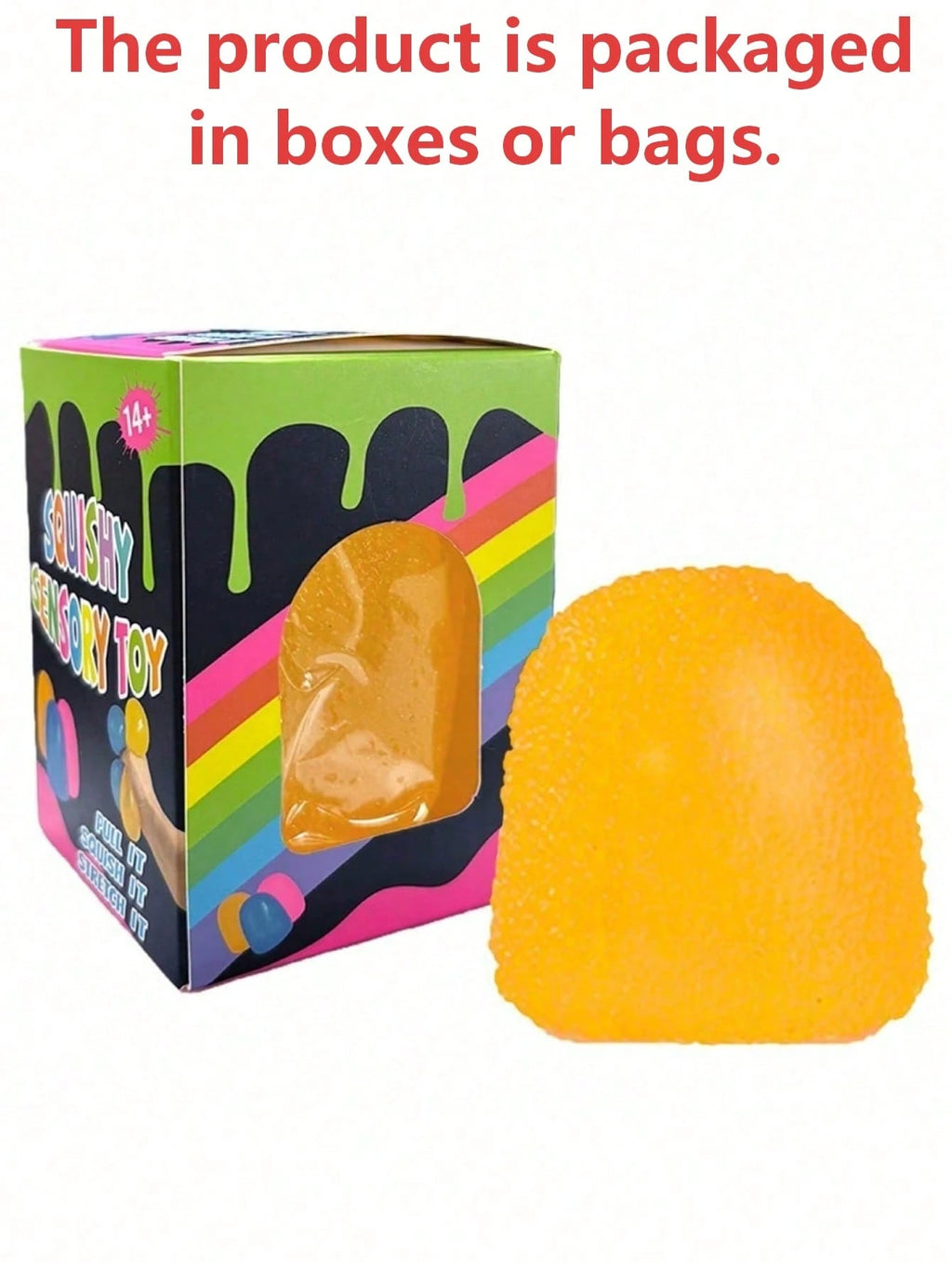 POKOJA LAND Random Color Squeeze Gummies Stress Relief Toy – Sensory Fidget Squeeze Toys for Anxiety Relief, Party Gifts & Classroom Rewards (1/2/4/8PCS)