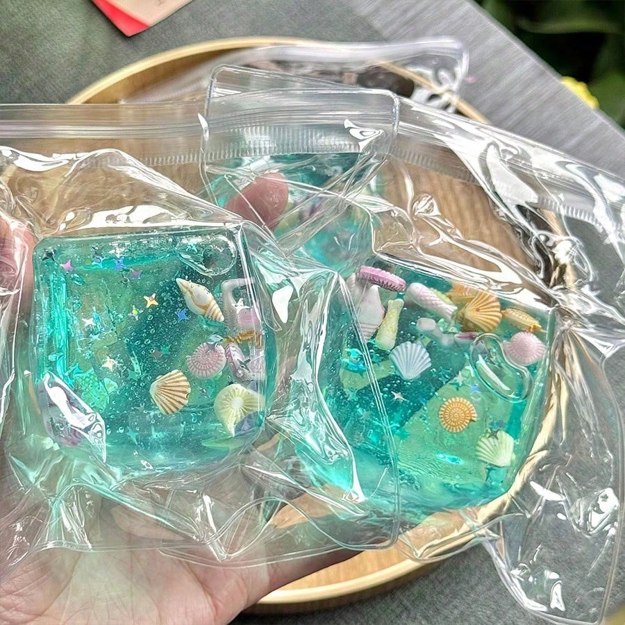 Ocean-Themed Slow Rising Squishy Toys | Underwater Sensory Stress Relief Fidget Toys