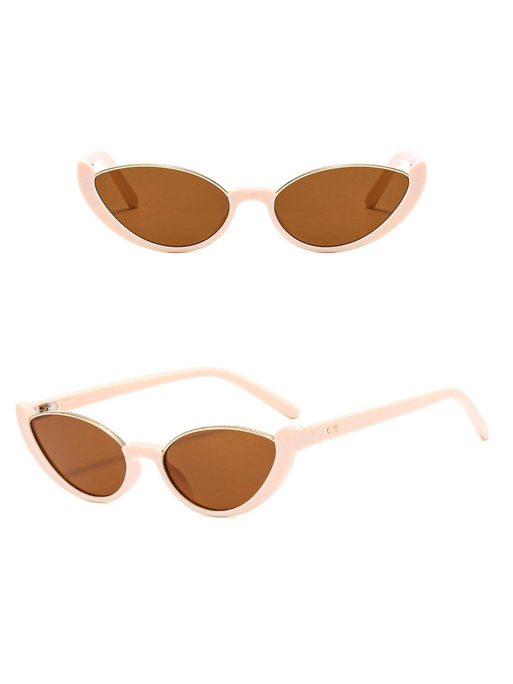 Women's Cat Eye Fashion Glasses – Y2K Retro Street Style Sunglasses for Beach, Travel & Everyday Fashion